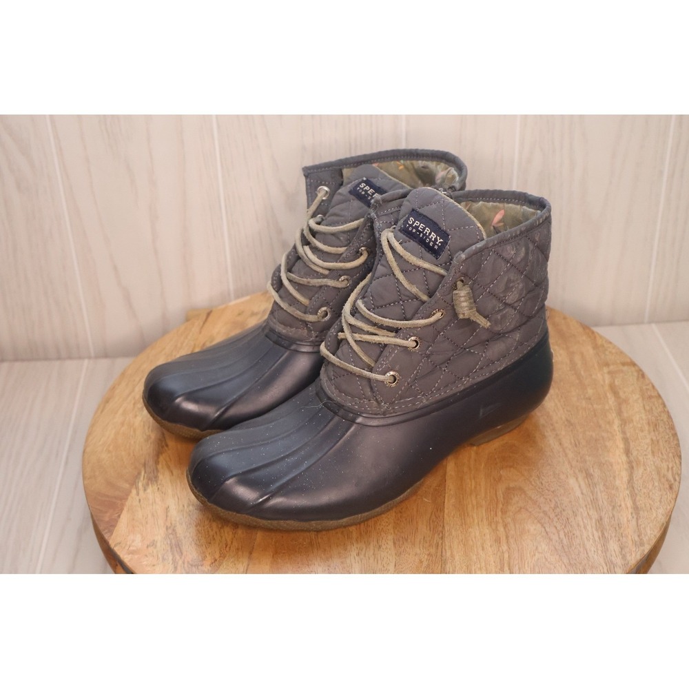Sperry Top-Sider Saltwater Quilted Duck Boots Womens 7.5